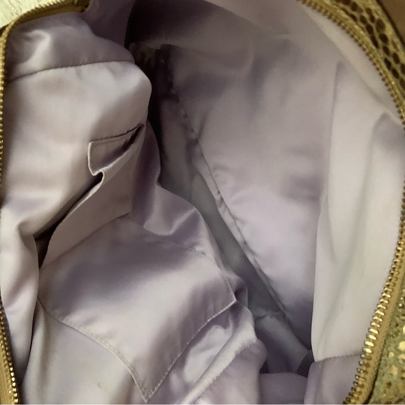 Coach Maggie Madison Gold Bronze Crinkled Leather Hobo Bag 13895 - Picture 9 of 16